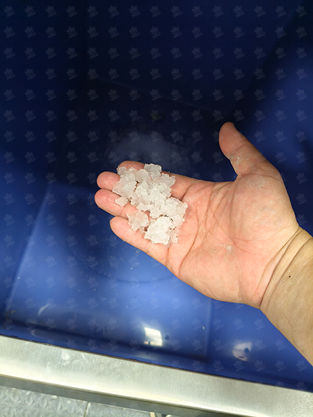 雪花碎冰颗粒